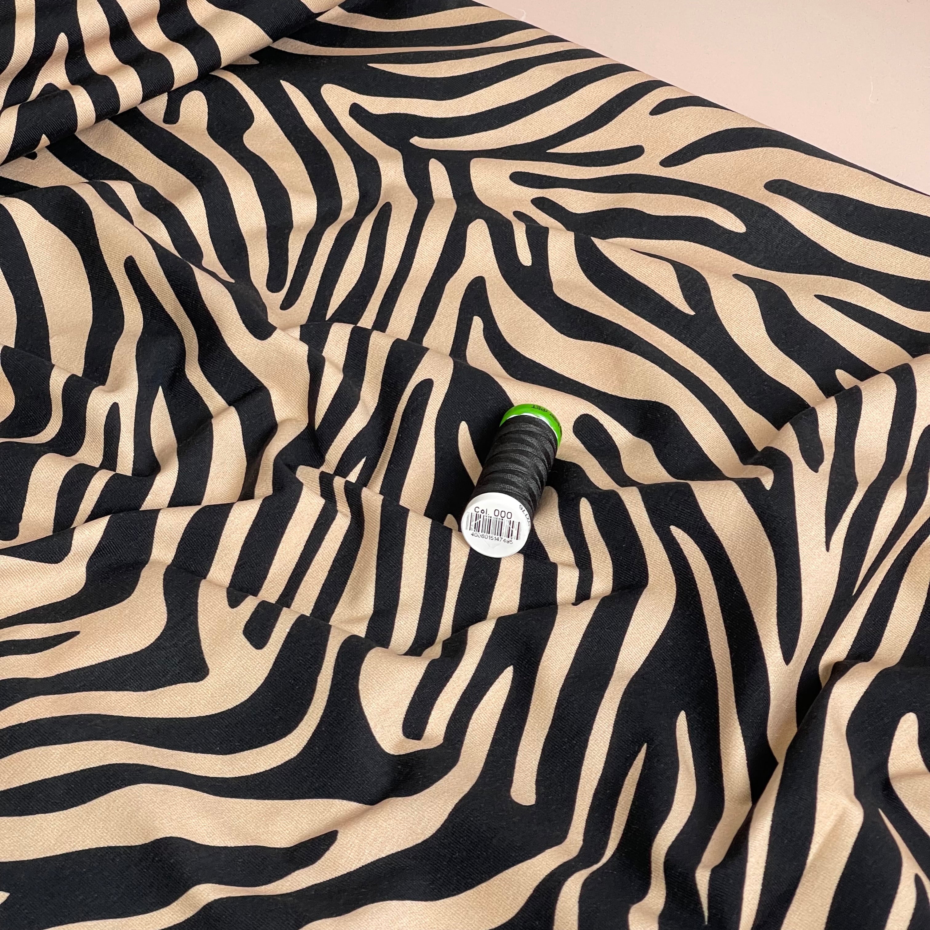 Danish Design - Classic Zebra Print Cotton Jersey