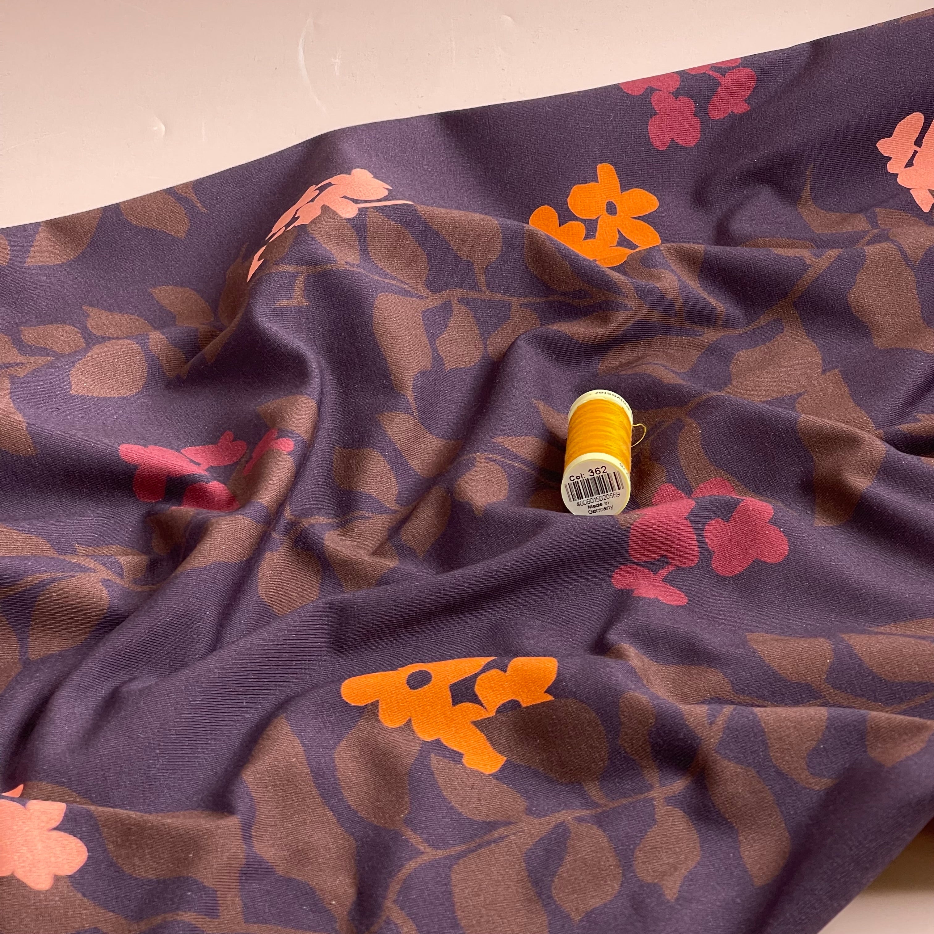 Danish Design - Climbing Vines Purple Cotton Jersey
