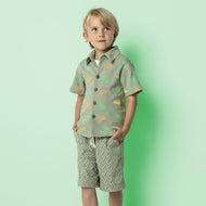 Cute Vans Cotton Waffle Jersey in Olive