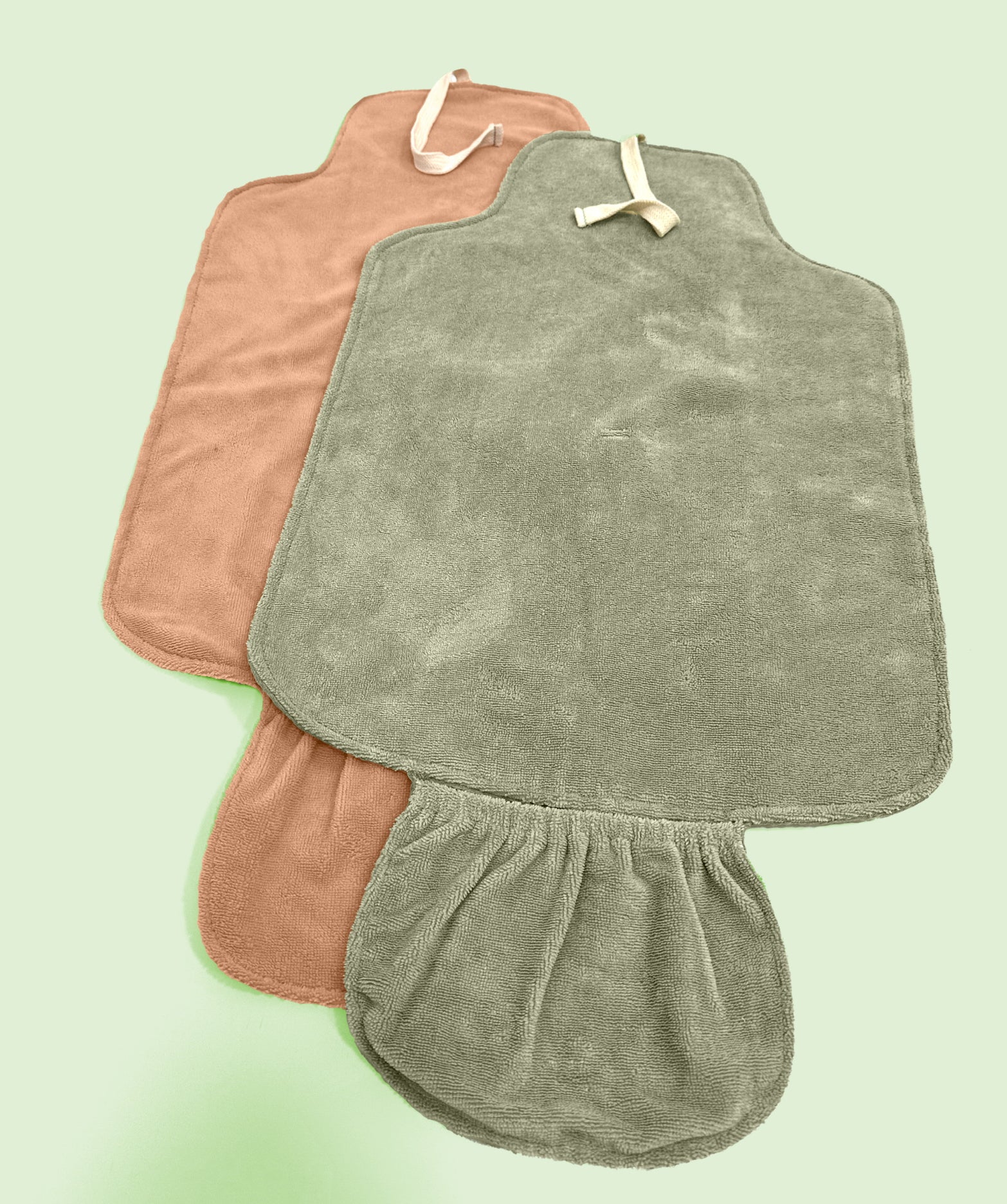 Bamboo Blend Towelling in Olive