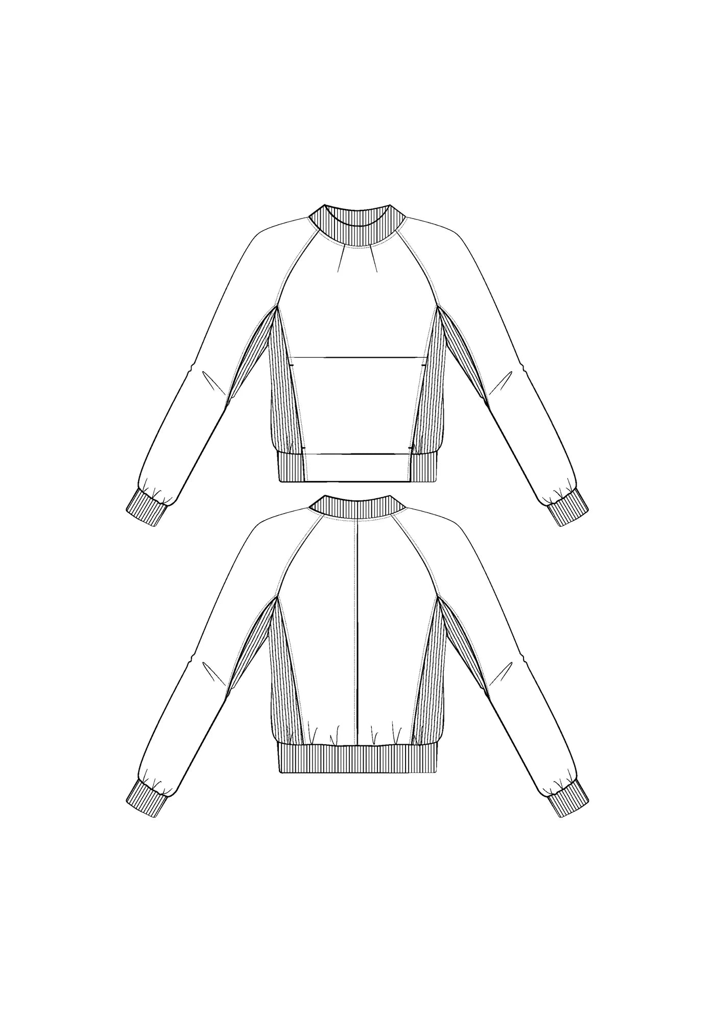 Maison Fauve - RESSAC Sweatshirt Sewing Pattern