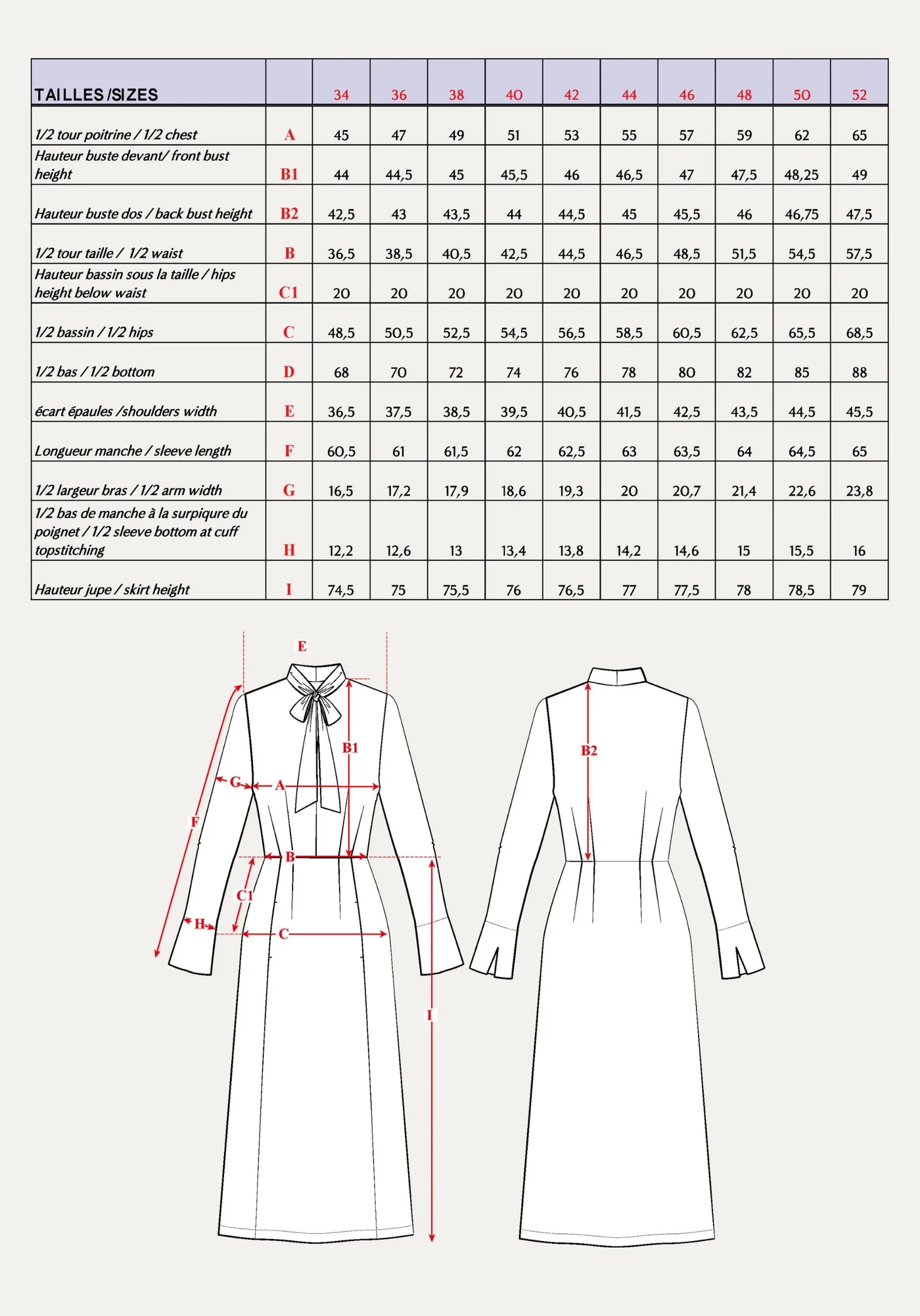 Maison Fauve - PÉNINSULE Dress Sewing Pattern