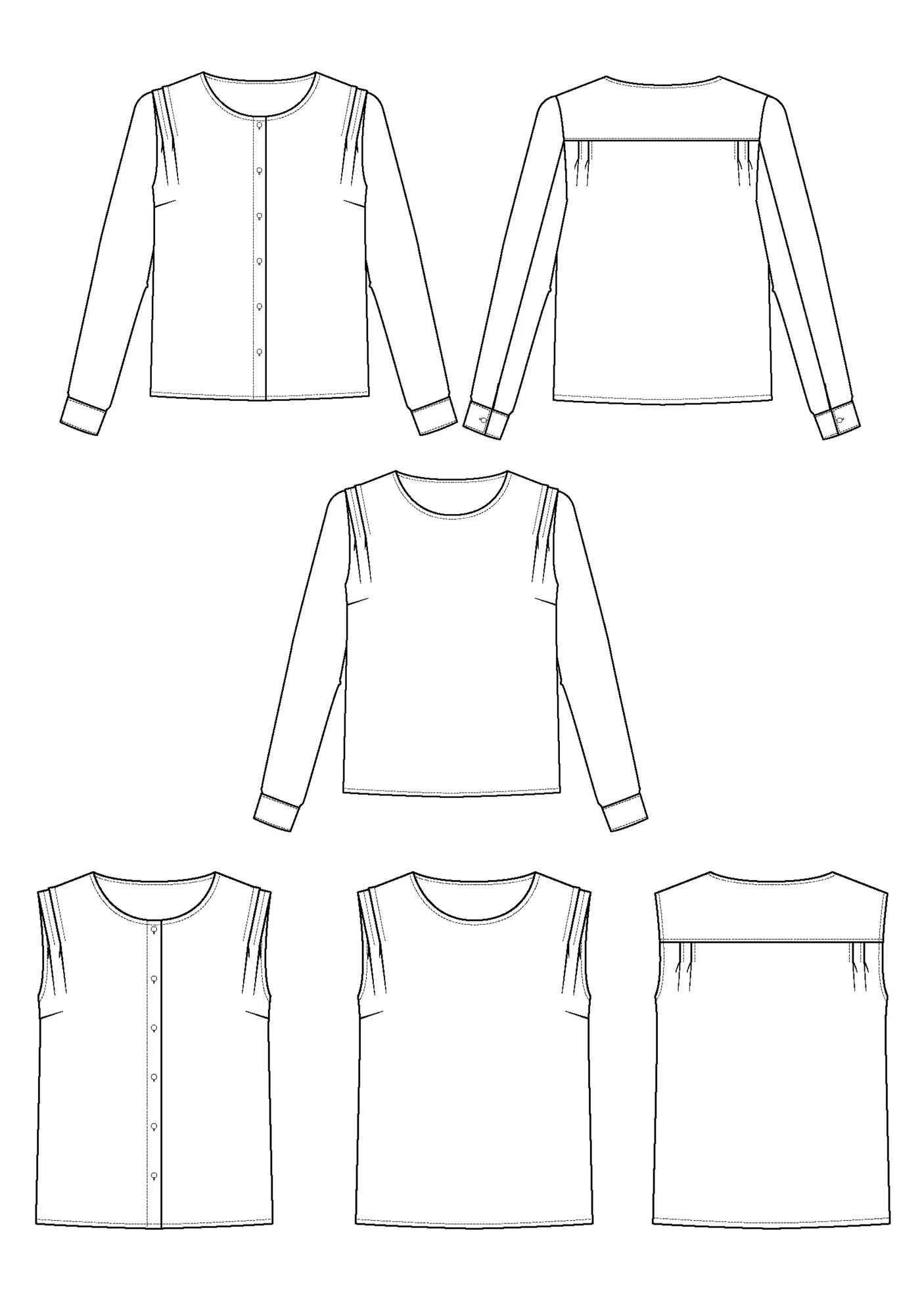 Maison Fauve - BELLINI Blouse Sewing Pattern