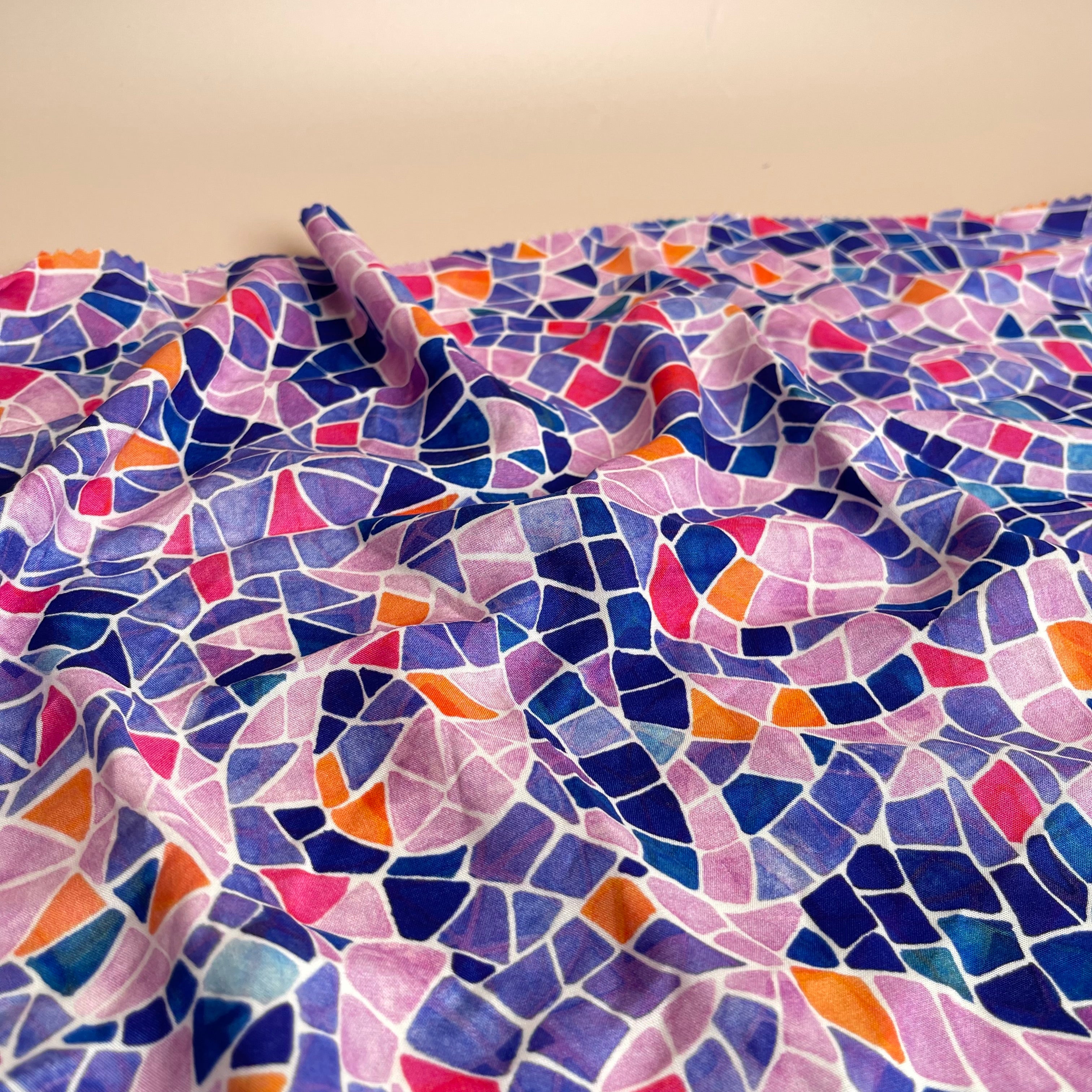 PRE-ORDER Adventure - Mosaics Viscose in Lavender (due by end of February)