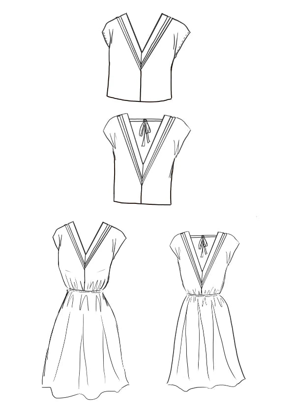 Maison Fauve - BYZANCE Dress Sewing Pattern