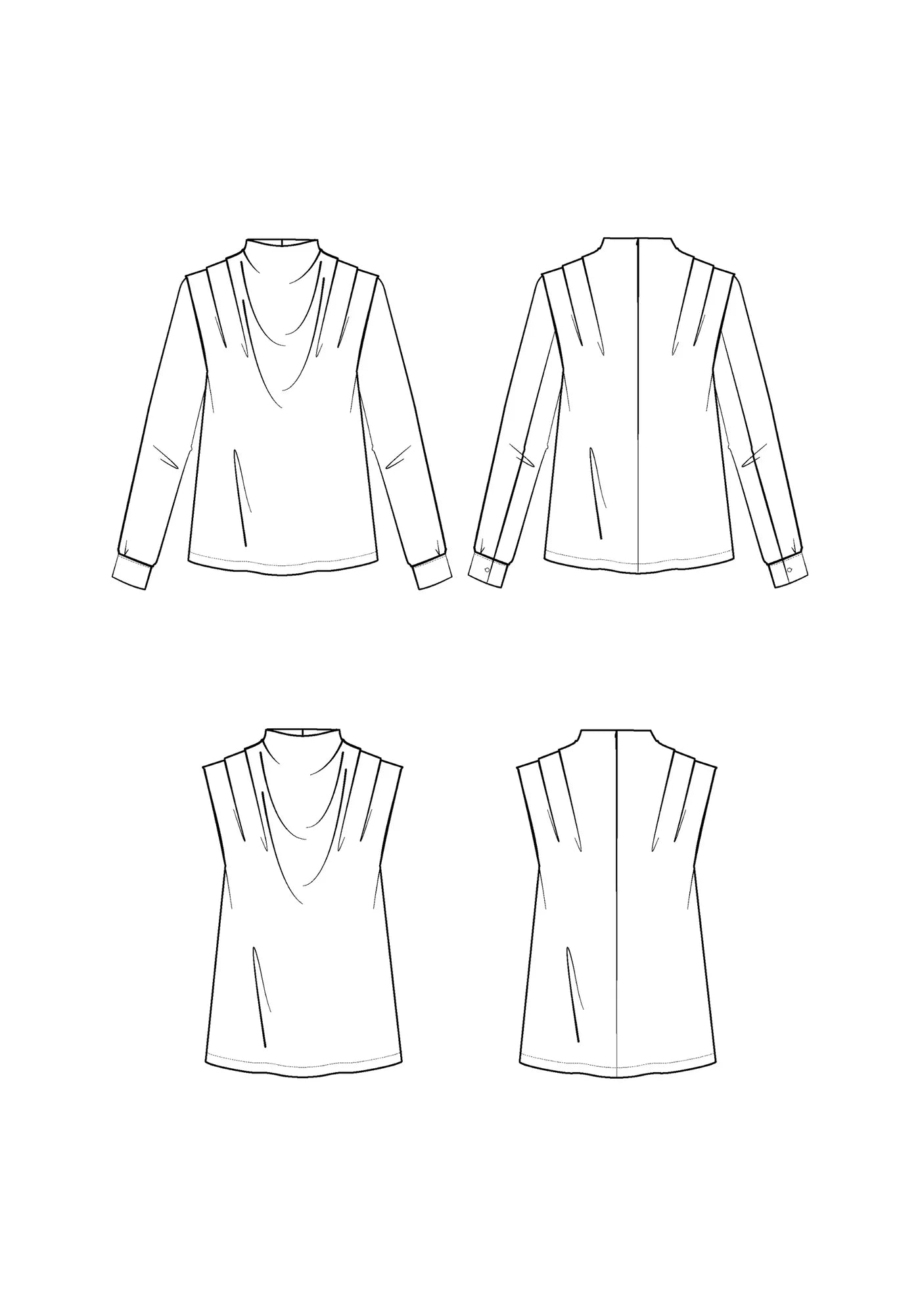 Maison Fauve - TEMPÊTE Blouse Sewing Pattern