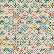 REMNANT 2 Metres - Rifle Paper Co - Estee Cream Rayon from Vintage Garden