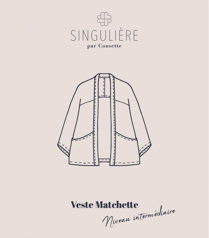 Cousette - Matchette Jacket Sewing Pattern French Version