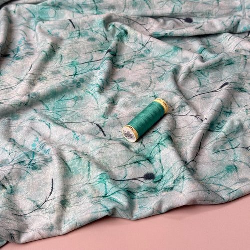 Danish Design -  Aqua Plants ECOVERVO™ Viscose Jersey