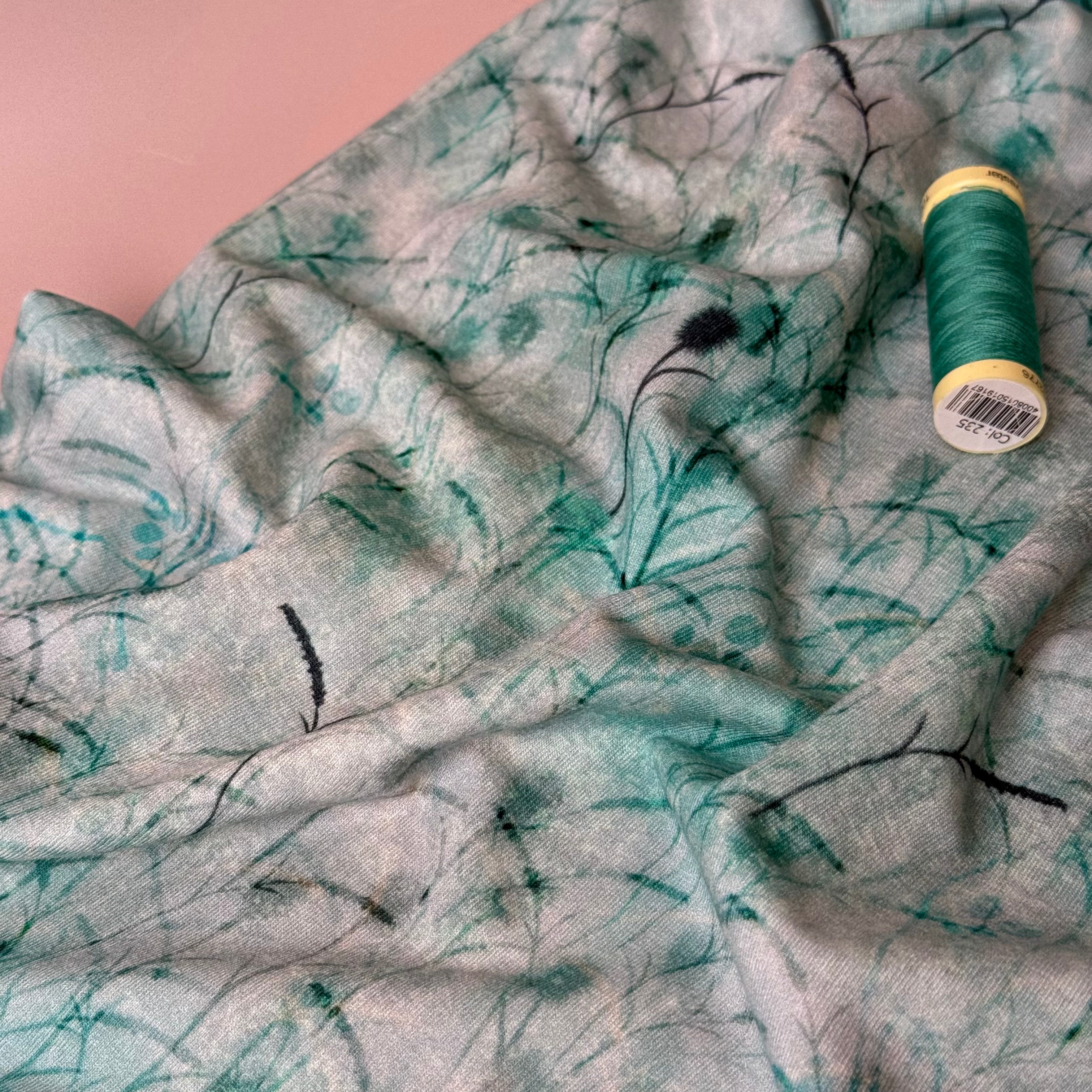 Danish Design -  Aqua Plants ECOVERVO™ Viscose Jersey