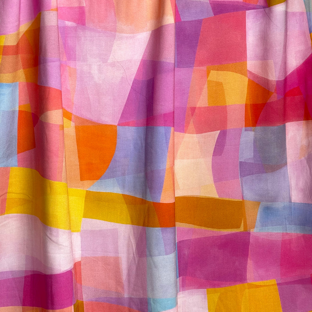 REMNANT 2.55 Metres - Sundown Rayon Fabric