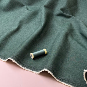Vintage Stretch Denim in Forest Green