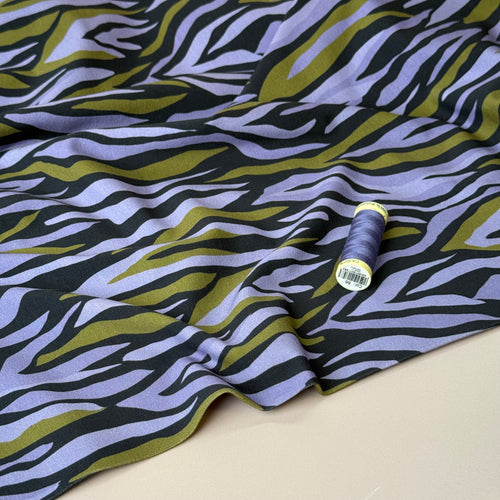 Danish Design - Willow Foliage Lilac Cotton Jersey