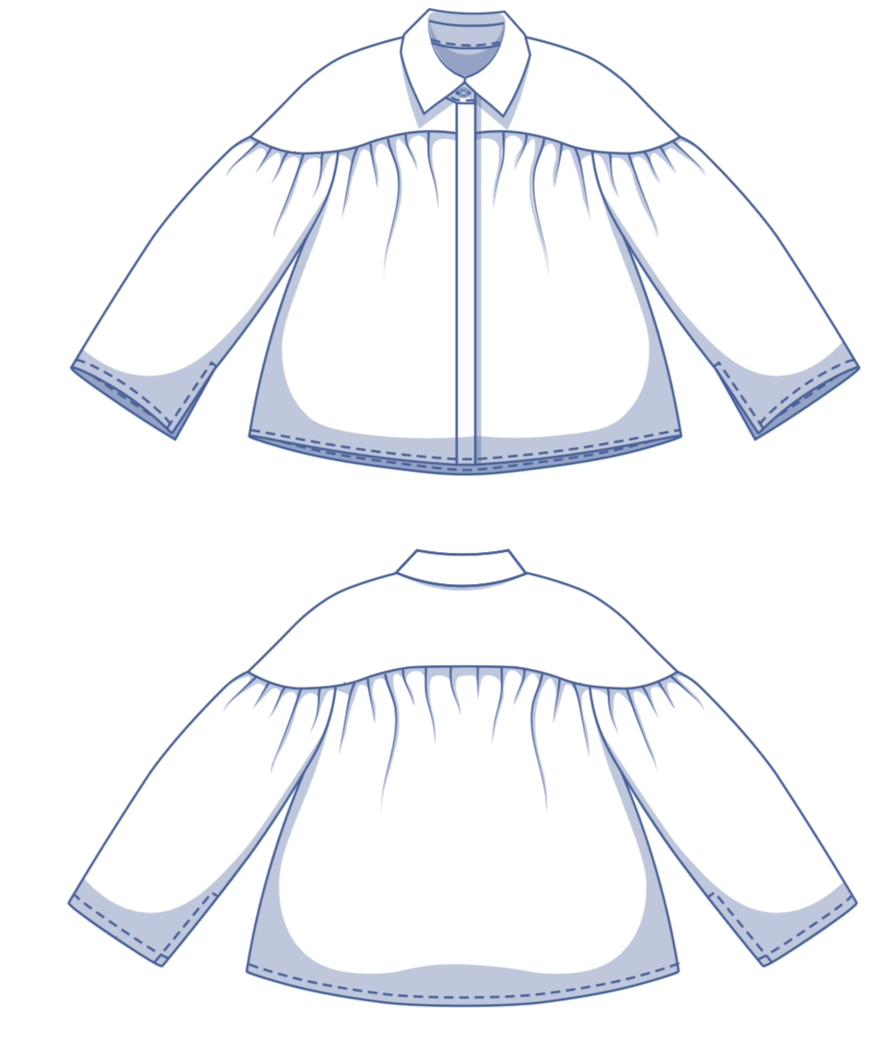 Fibre Mood - CAREN Shirt Sewing Pattern