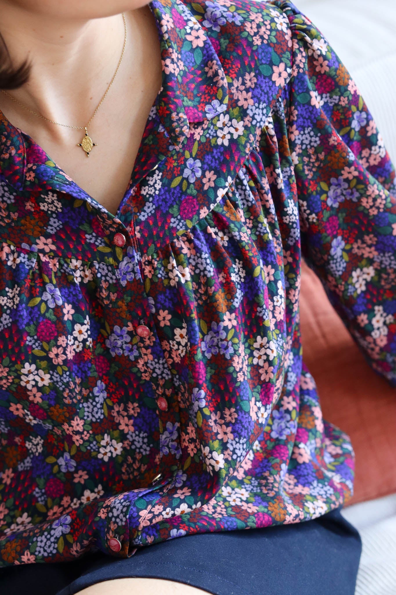 REMNANT 0.32 metre - Lise Tailor - Enchanted Viscose Fabric