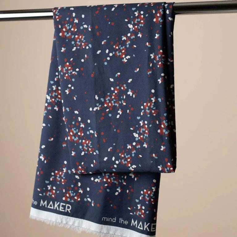 Mind The MAKER - Juna Cotton Poplin in Indigo