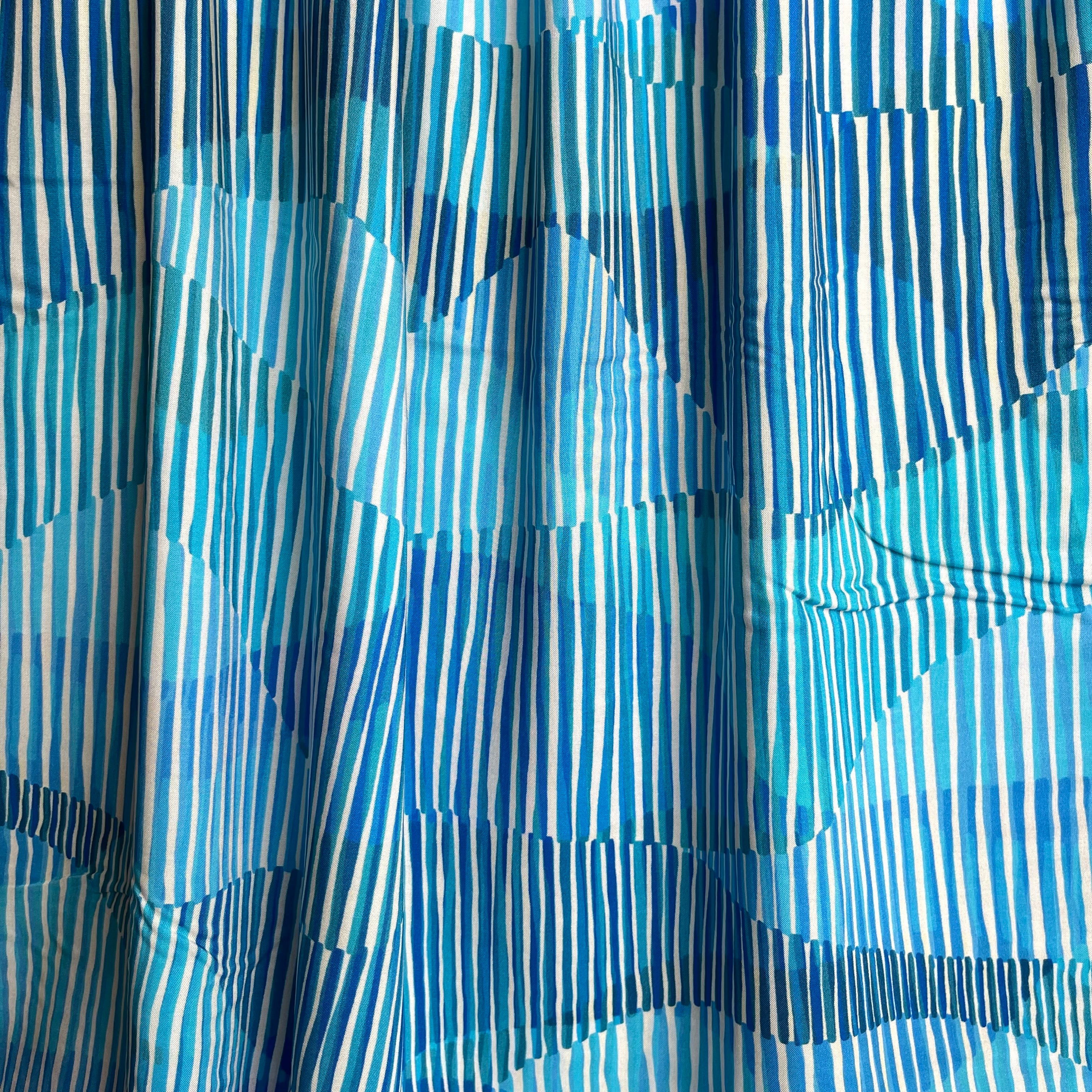 Chroma Blue Mountains Rayon Fabric