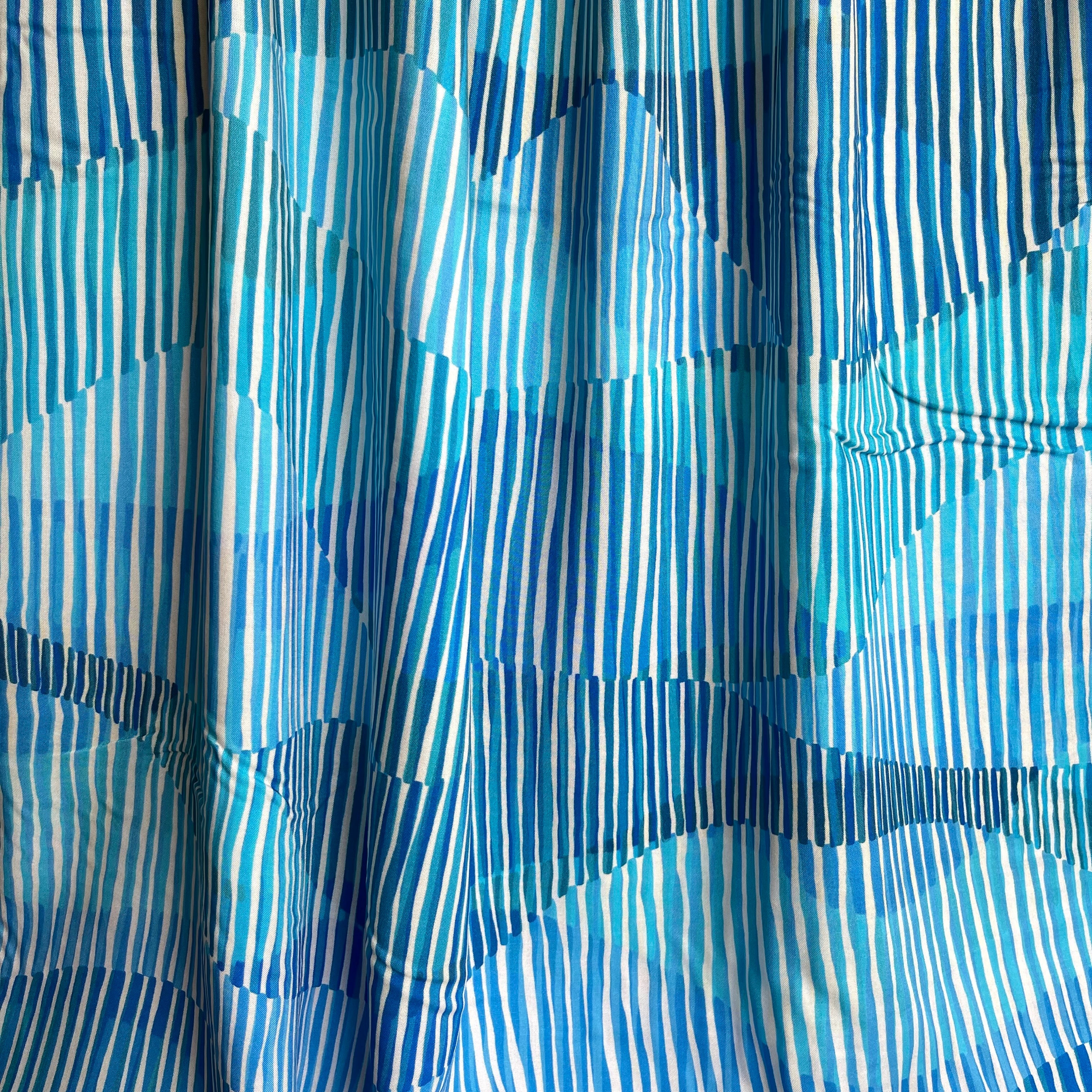 Chroma Blue Mountains Rayon Fabric