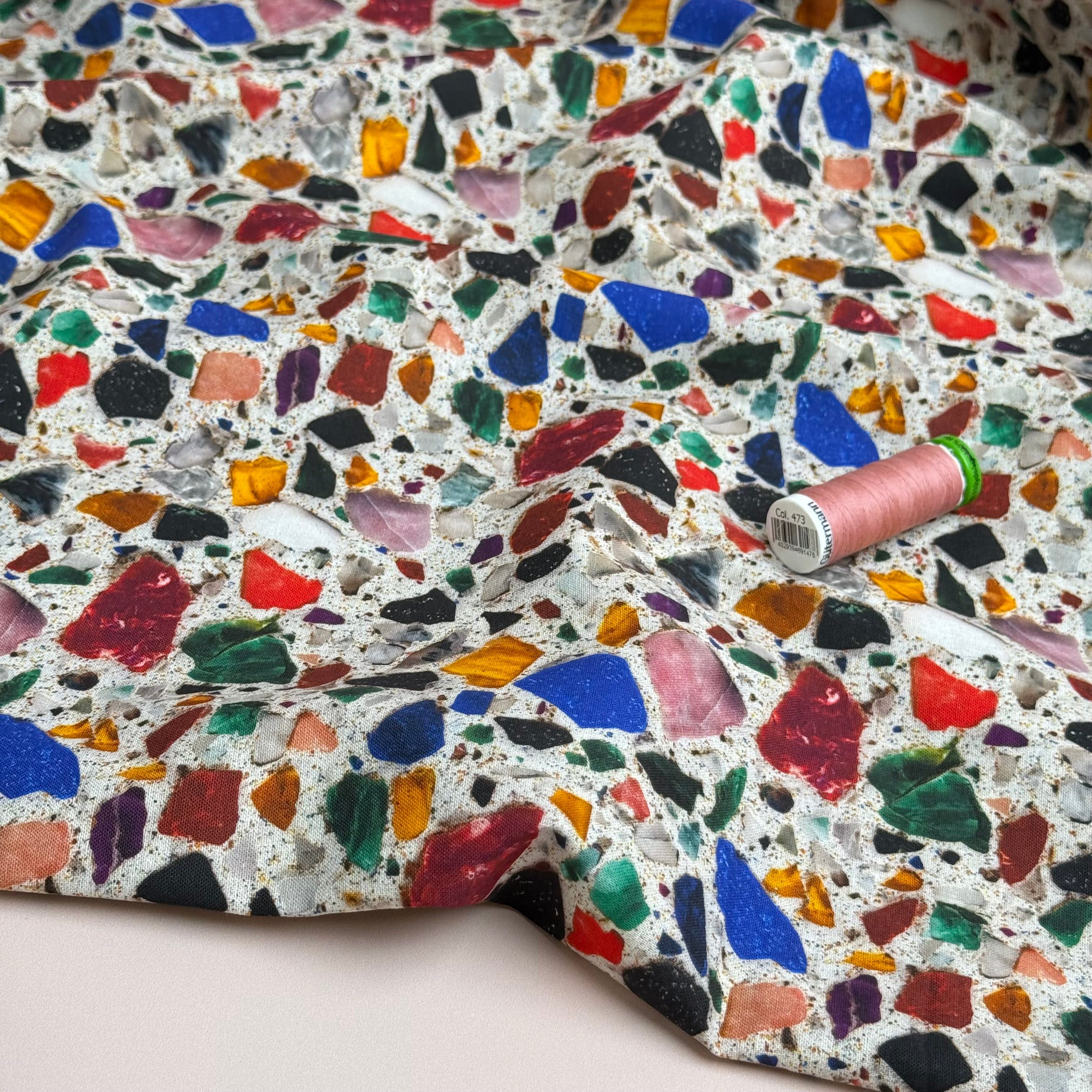 Rainbow Crystals Soft Cotton Poplin Fabrica