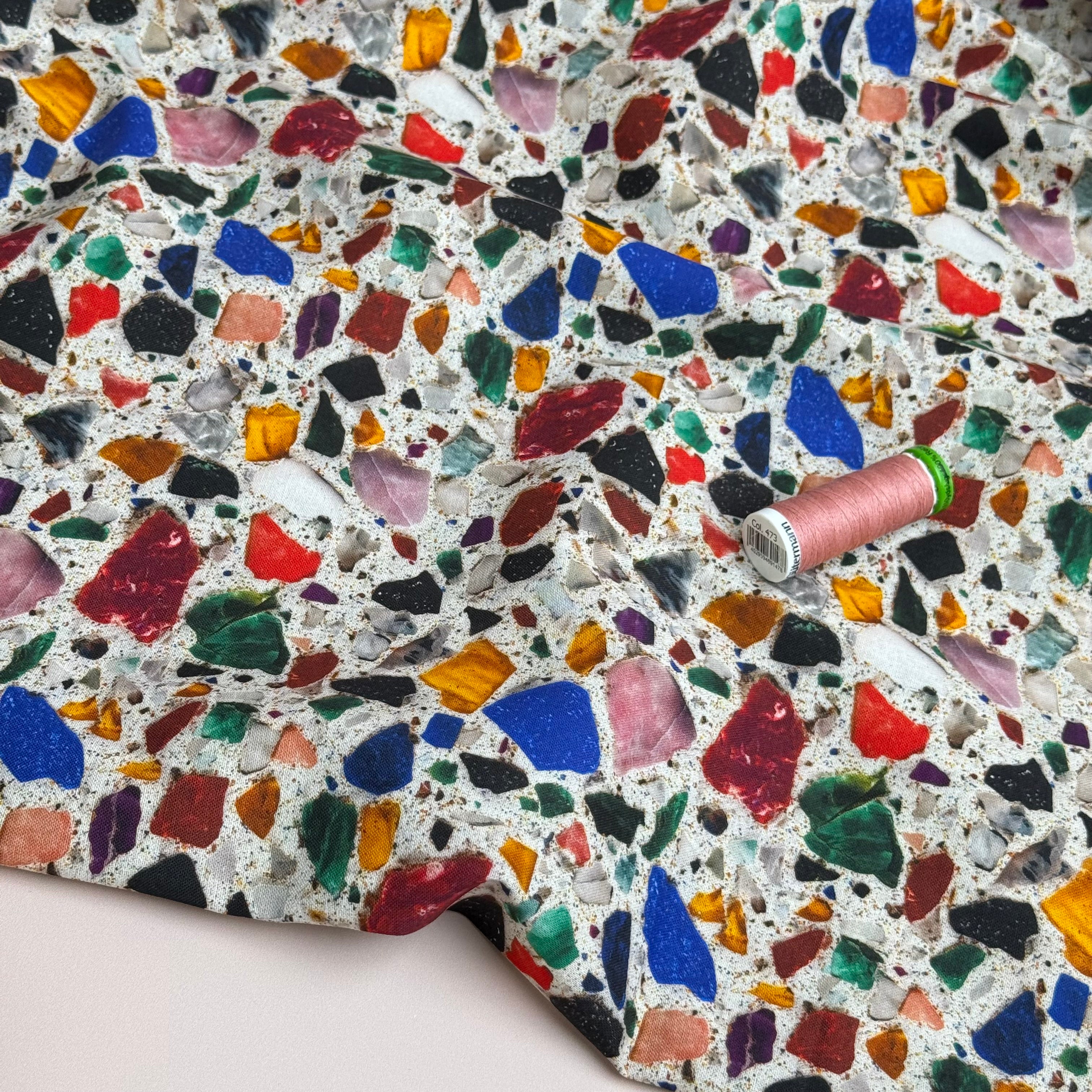 Rainbow Crystals Soft Cotton Poplin Fabrica