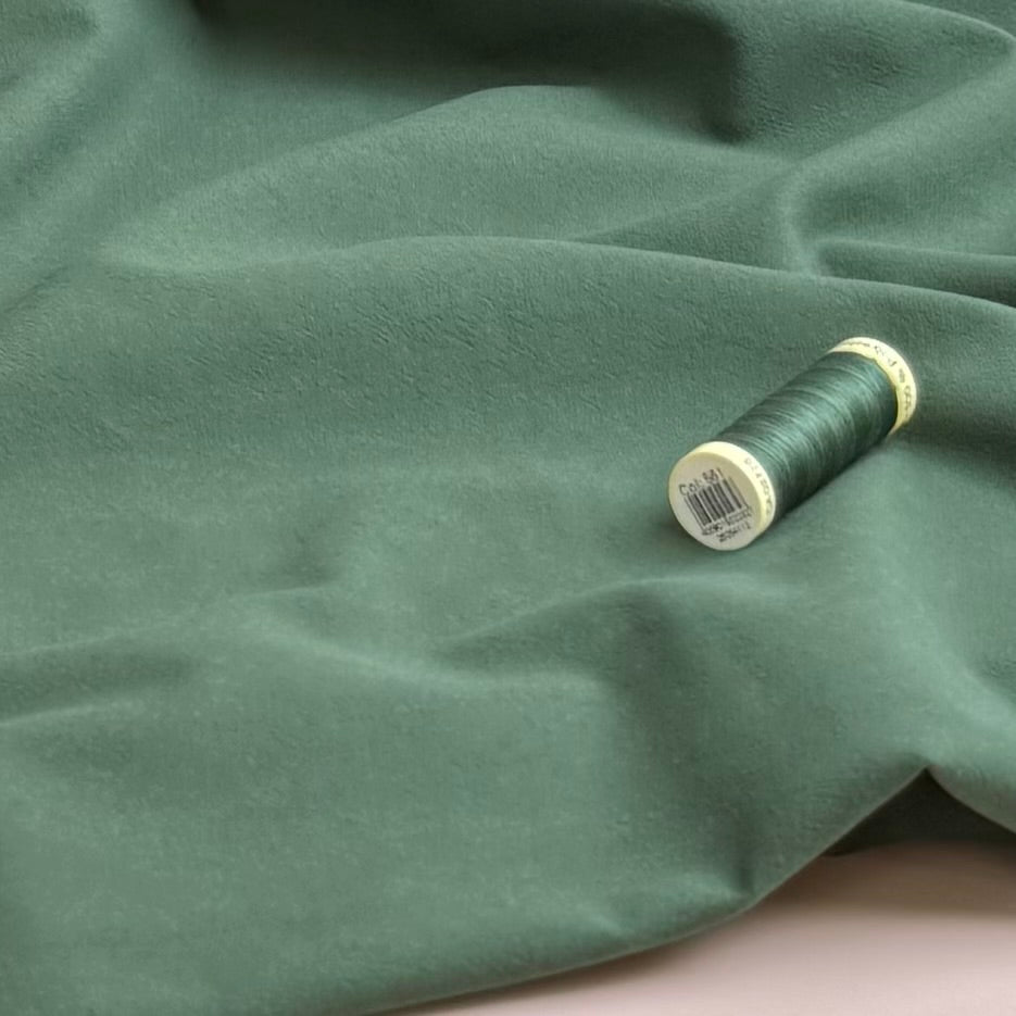 Vintage Washed Cotton in Forest Green