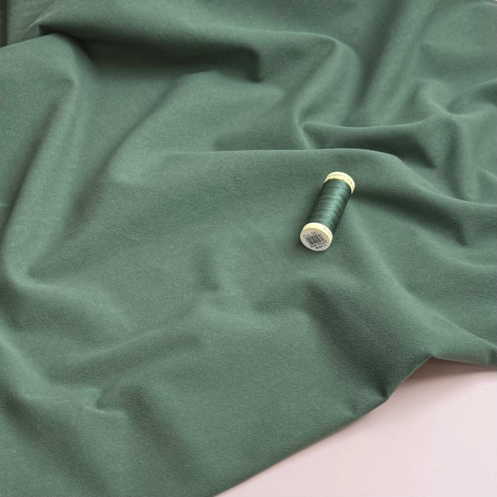 Vintage Washed Cotton in Forest Green