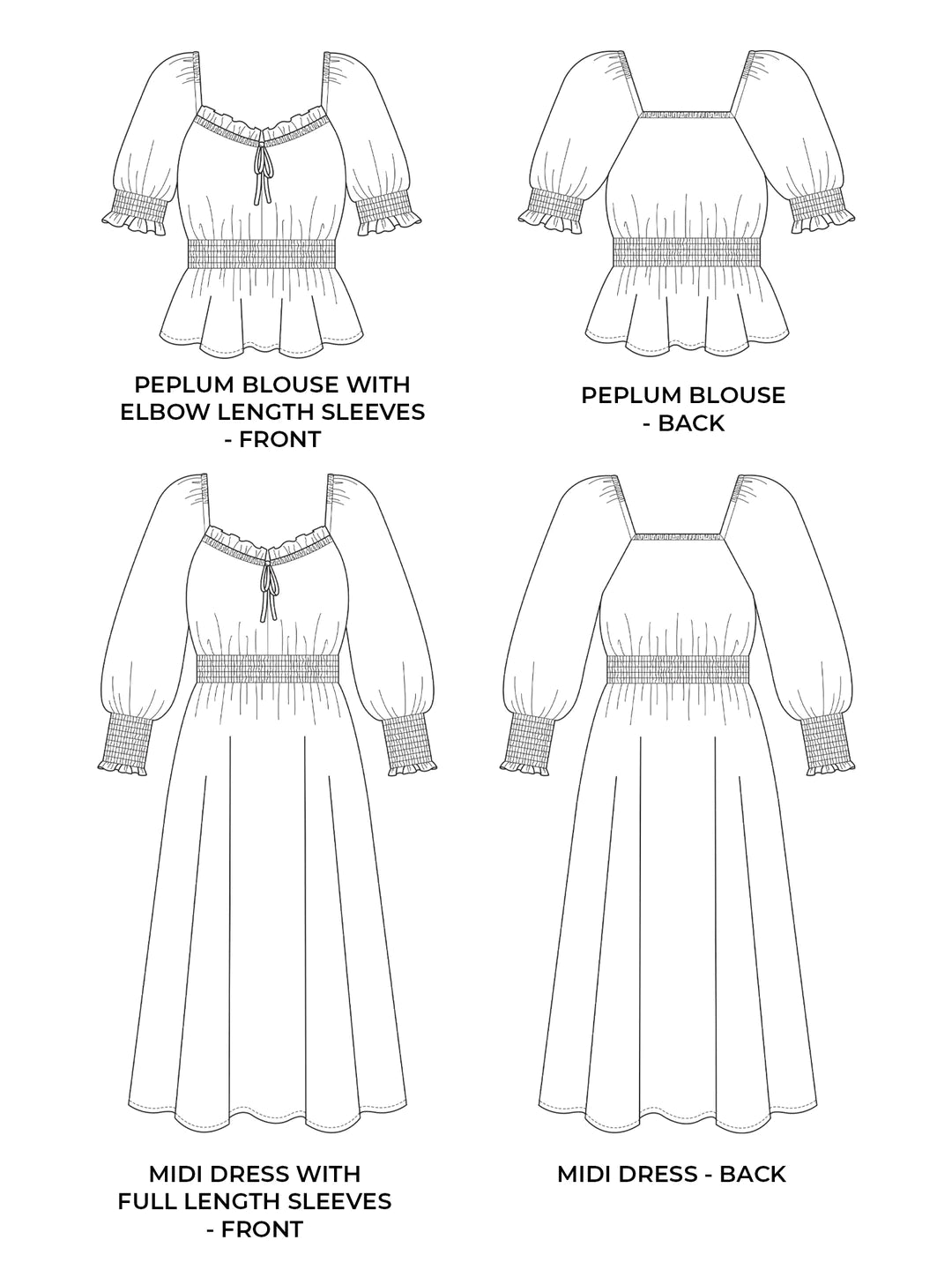 Tilly and the Buttons - Mabel Dress and Blouse Sewing Pattern (6-34)