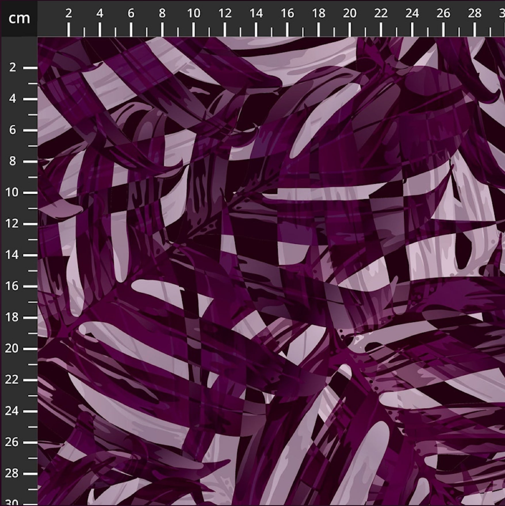 Danish Design - Purple Foliage ECOVERVO™ Viscose Jersey