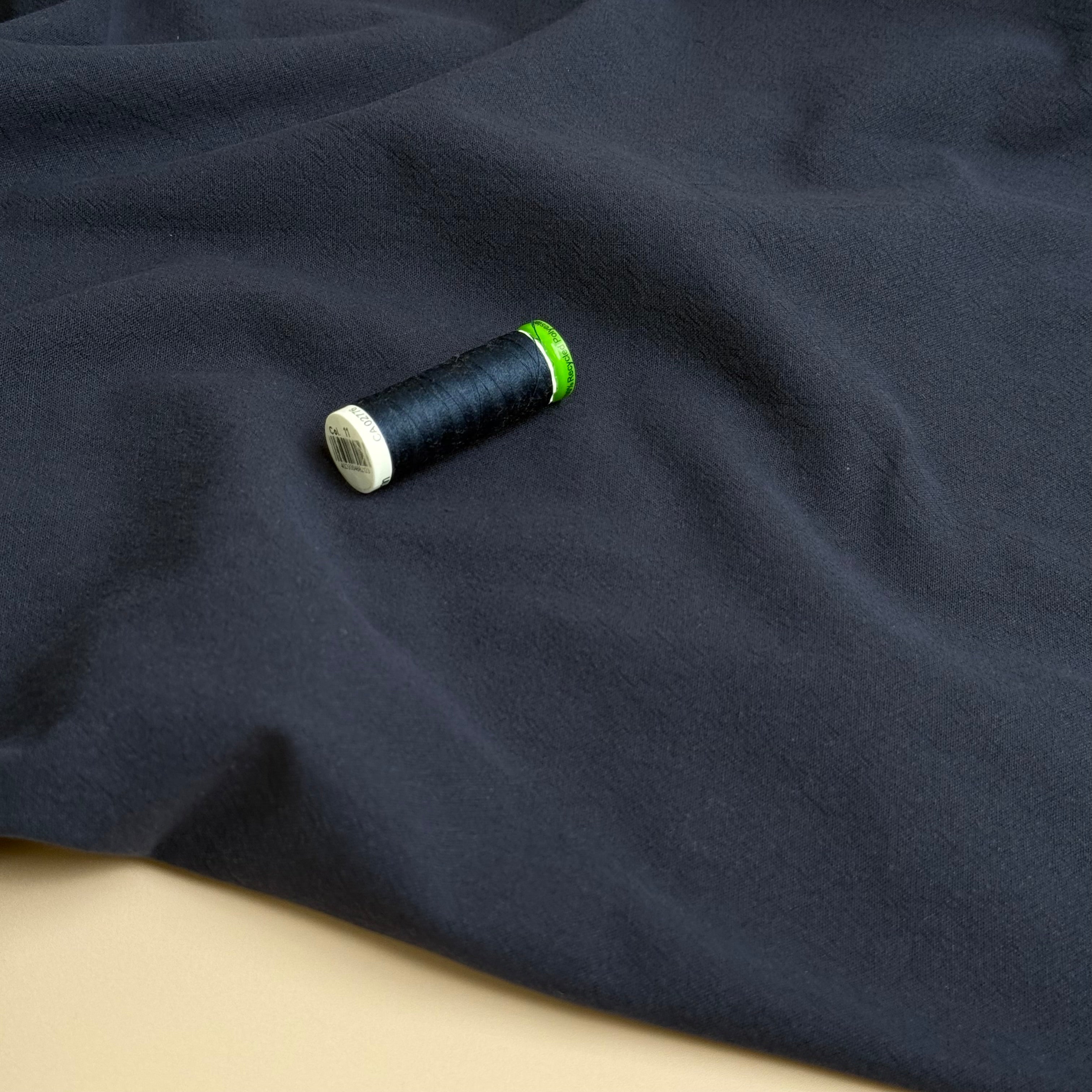 Vintage Washed Cotton in Navy
