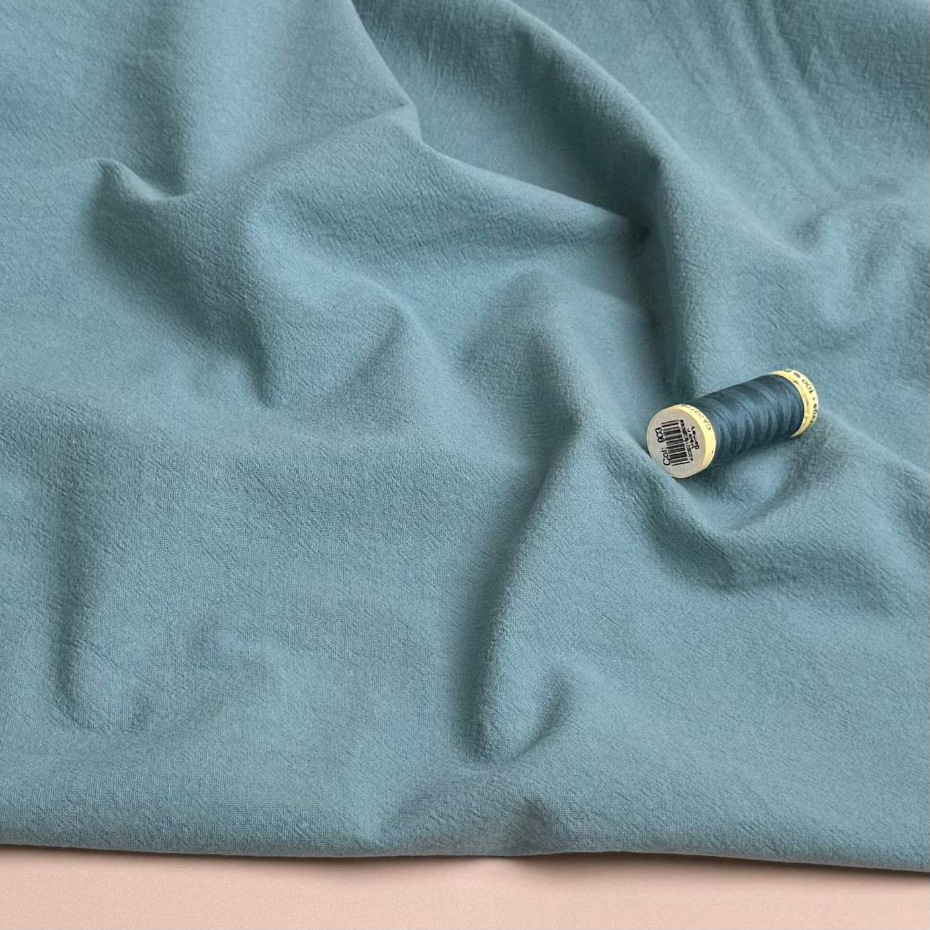 Vintage Washed Cotton in Aqua