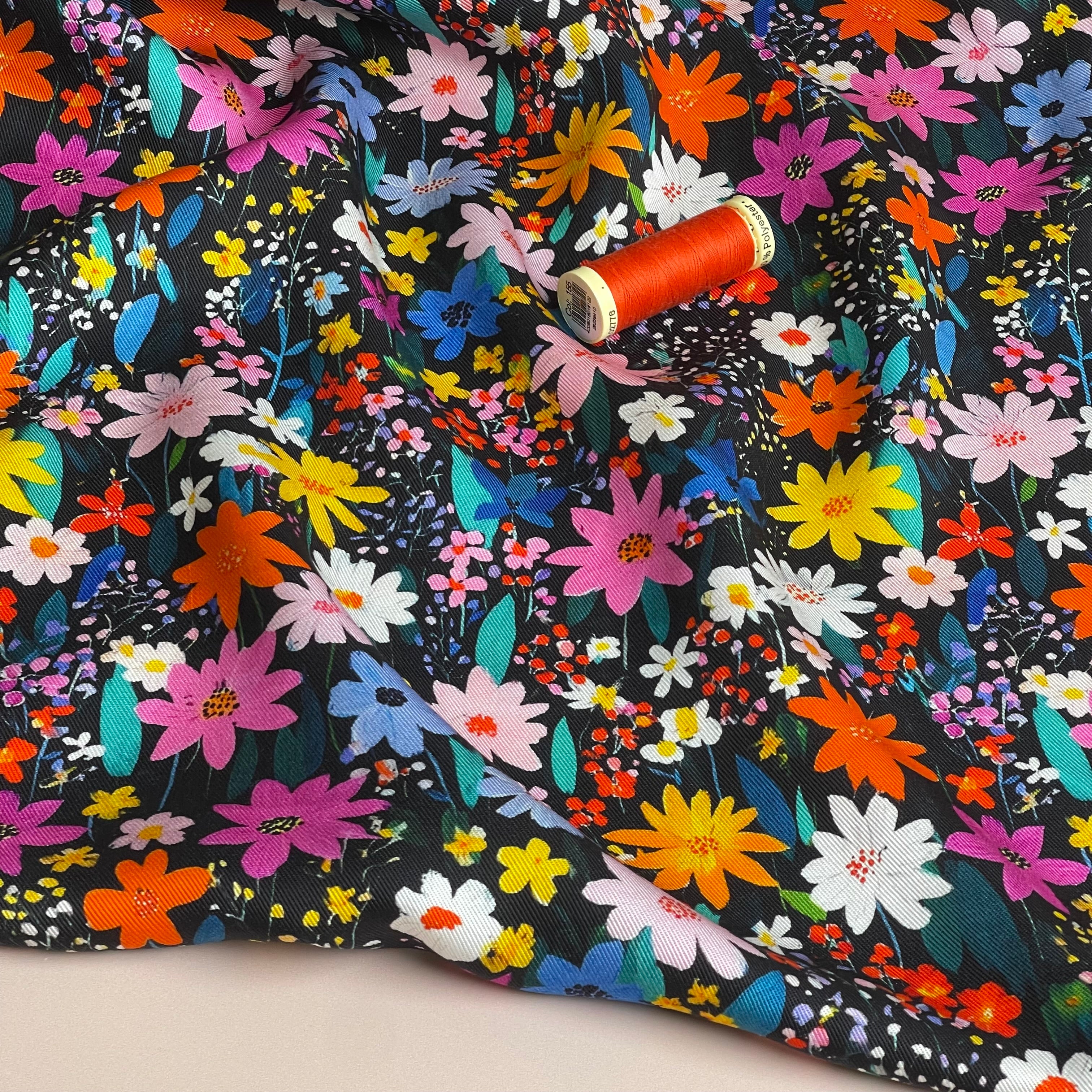 Dark Meadow Lyocell Twill Fabrica