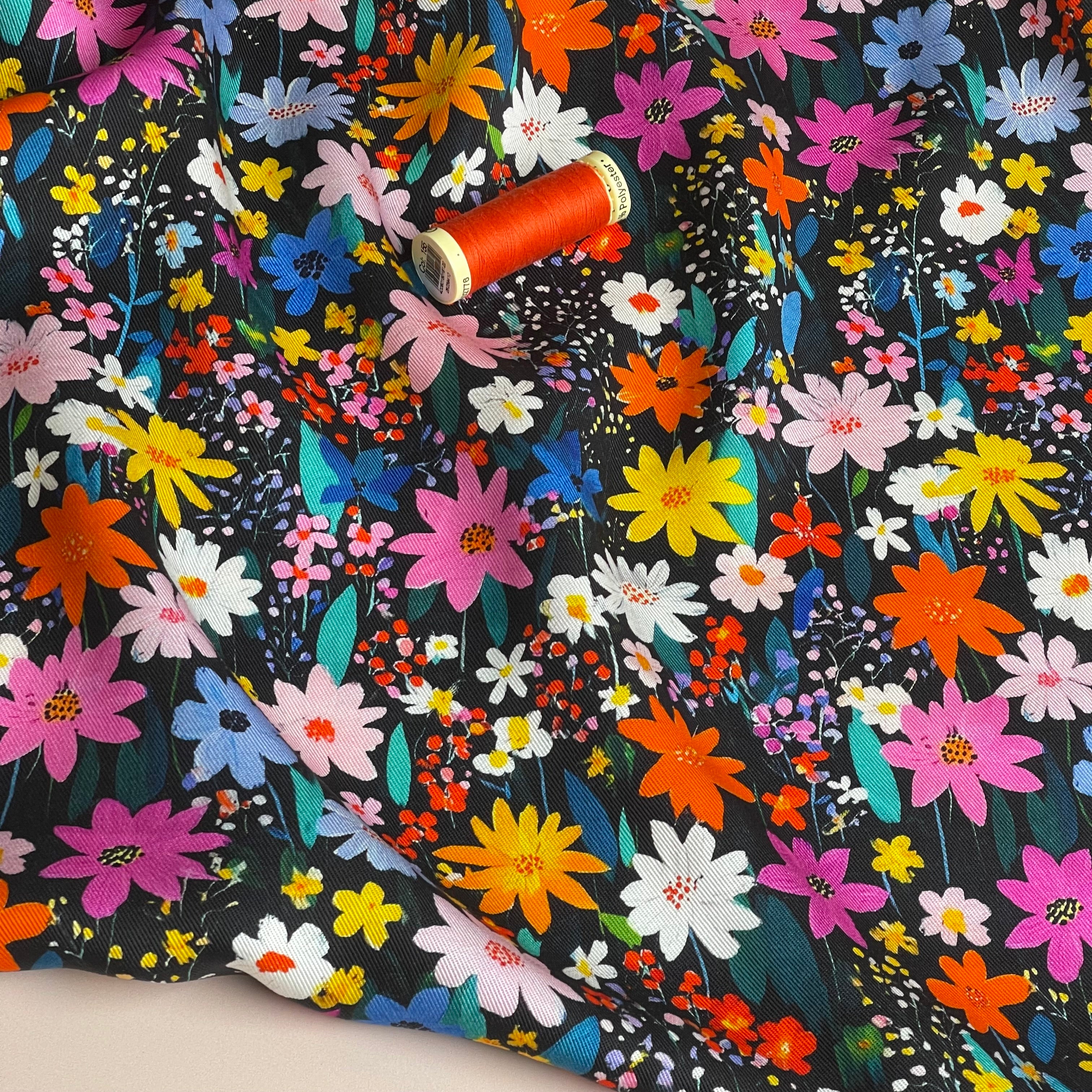 Dark Meadow Lyocell Twill Fabrica