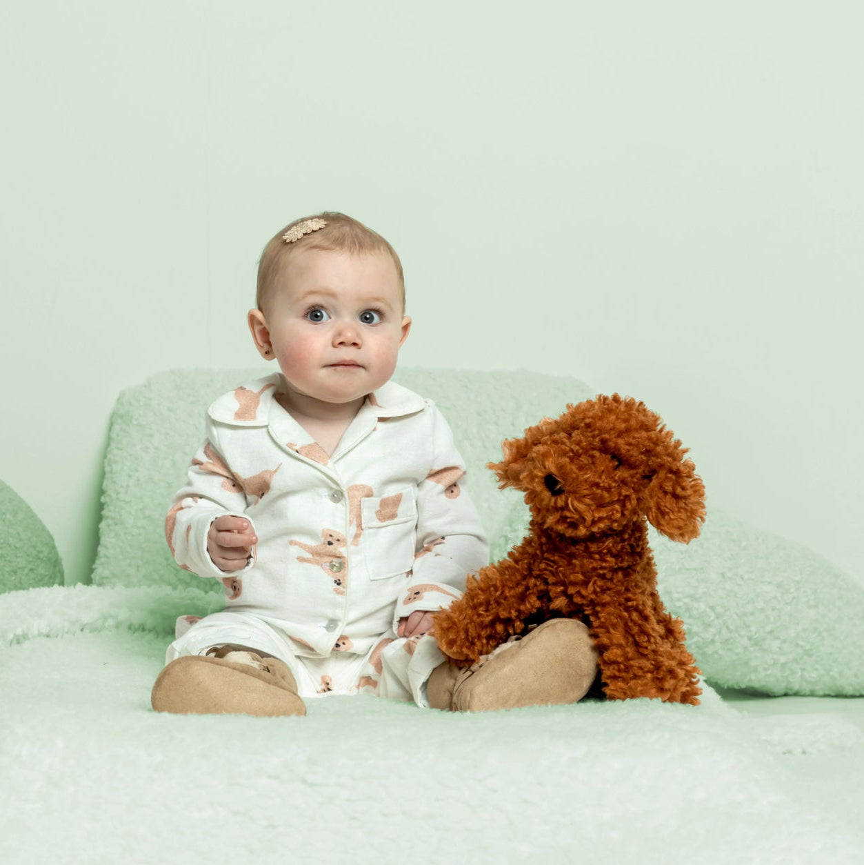 Puppies Brushed Cotton Flannel