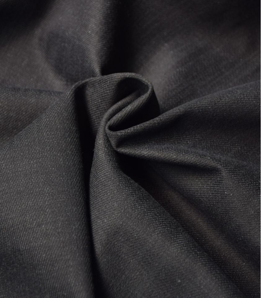 Cousette - Deep Black Soft Cotton Denim