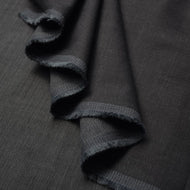 Deep Black Soft Cotton Denim