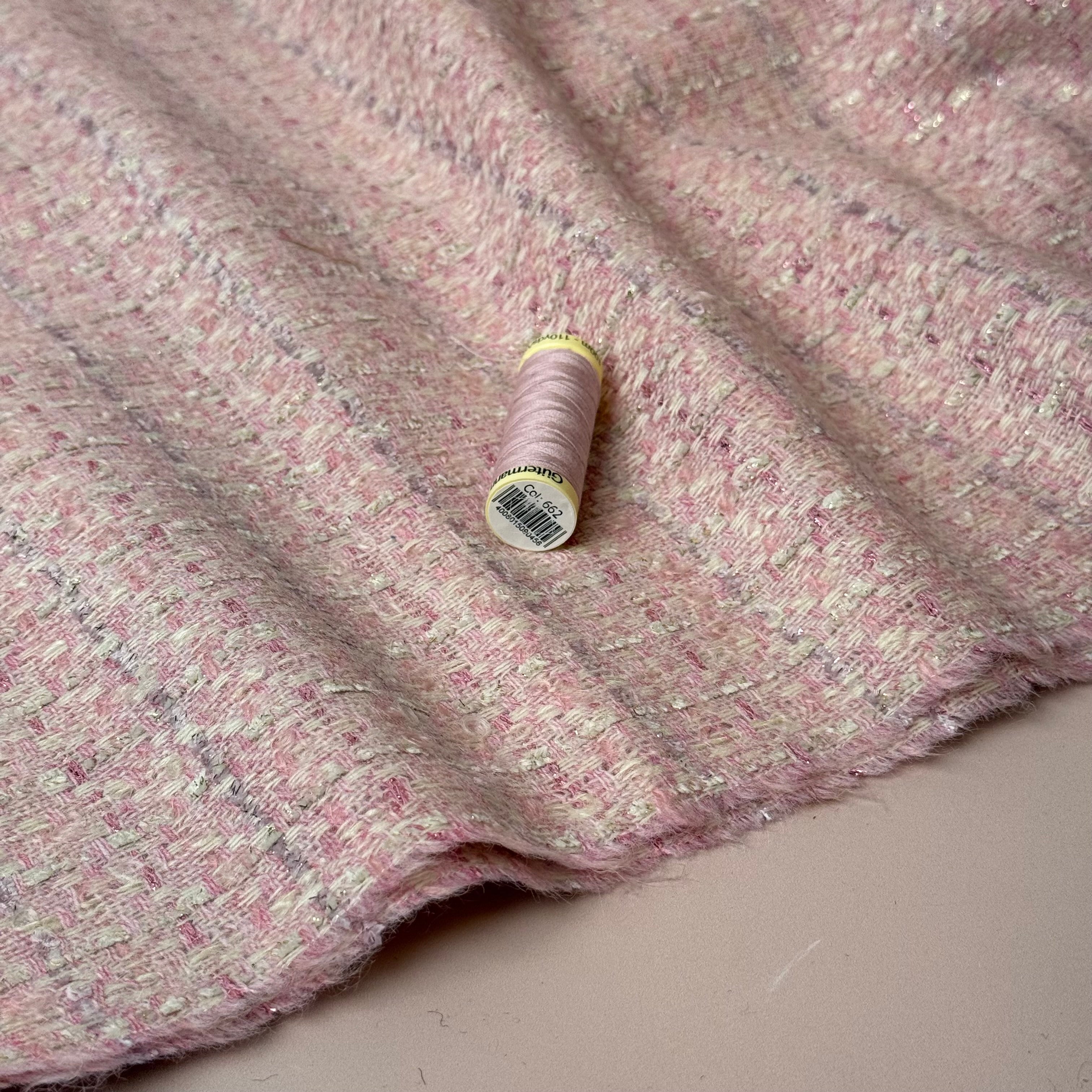 REMNANT Deadstock - Ab Moon Wool Boucle Tweed - Multiple colours and pieces - please select