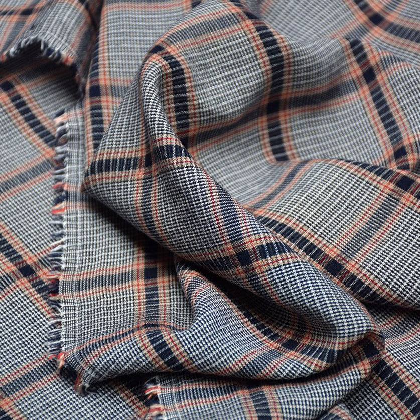 Cousette - Gold Rush Viscose Tartan Fabric