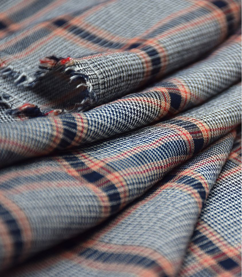 Cousette - Gold Rush Viscose Tartan Fabric