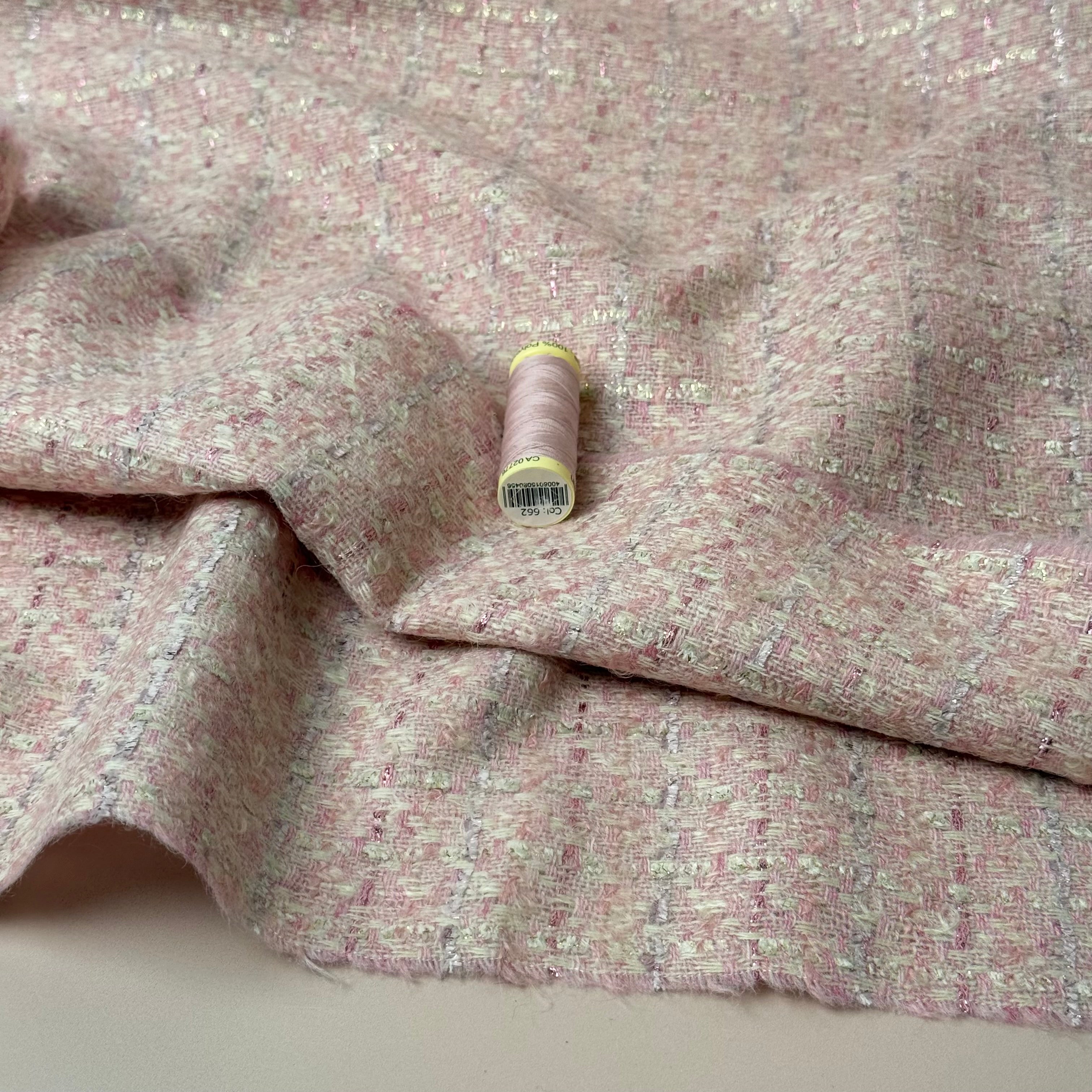 REMNANT Deadstock - Ab Moon Wool Boucle Tweed - Multiple colours and pieces - please select