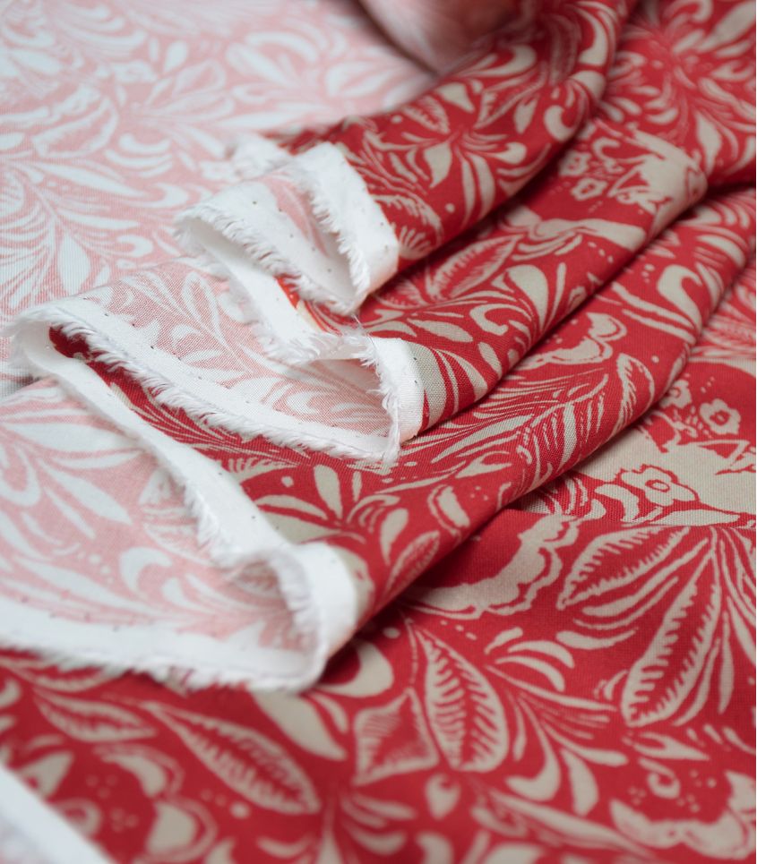 Cousette - Maarinsky in Brick Red Viscose Fabric