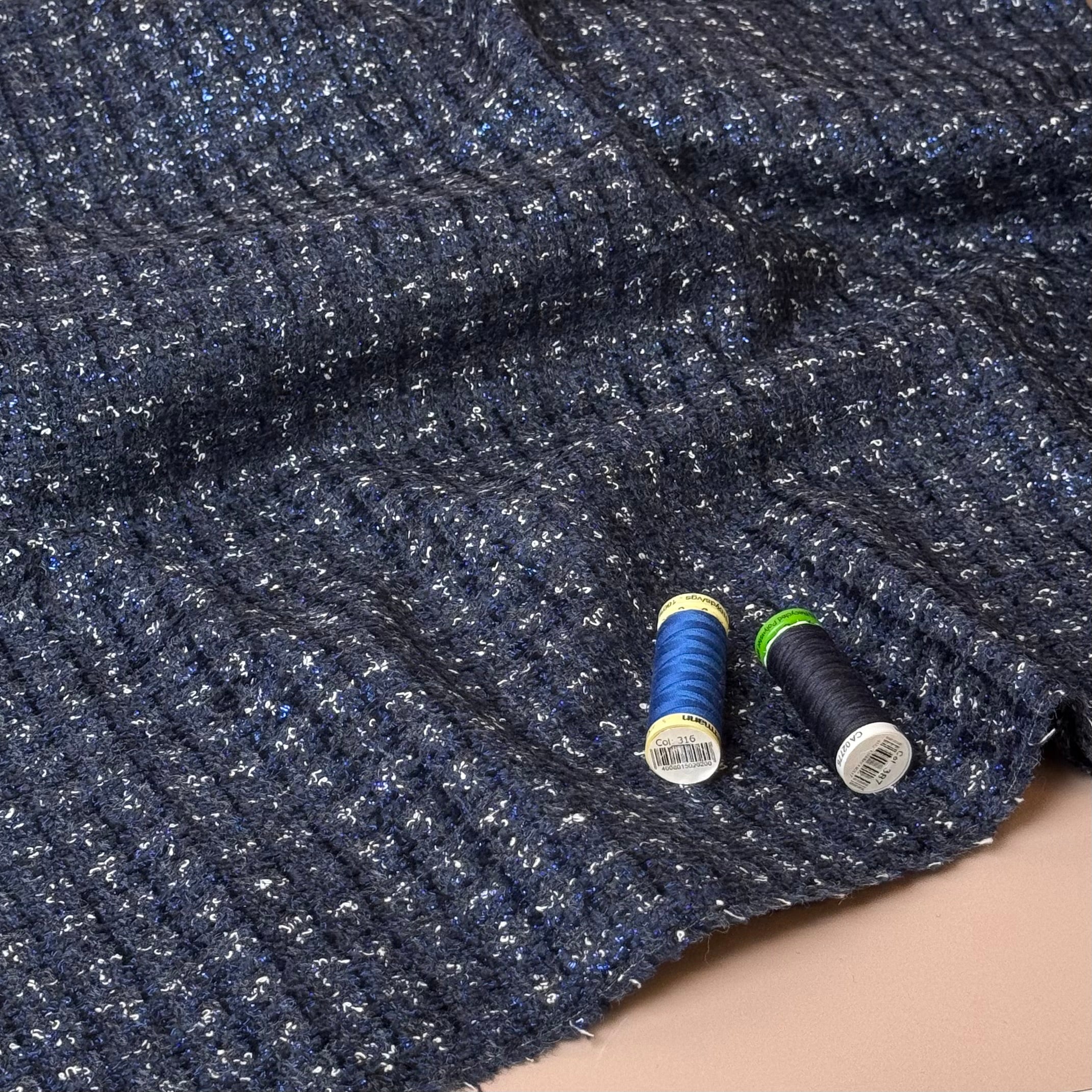 REMNANT Deadstock - Ab Moon Wool Boucle Tweed - Multiple colours and pieces - please select