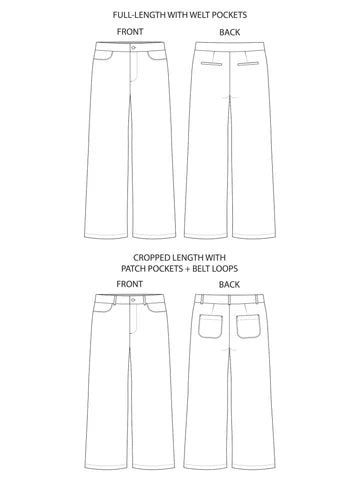 Tilly and the Buttons - Thea Trousers Sewing Pattern (6-34)