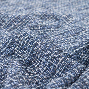Denim Blue Chanel Boucle Fabric