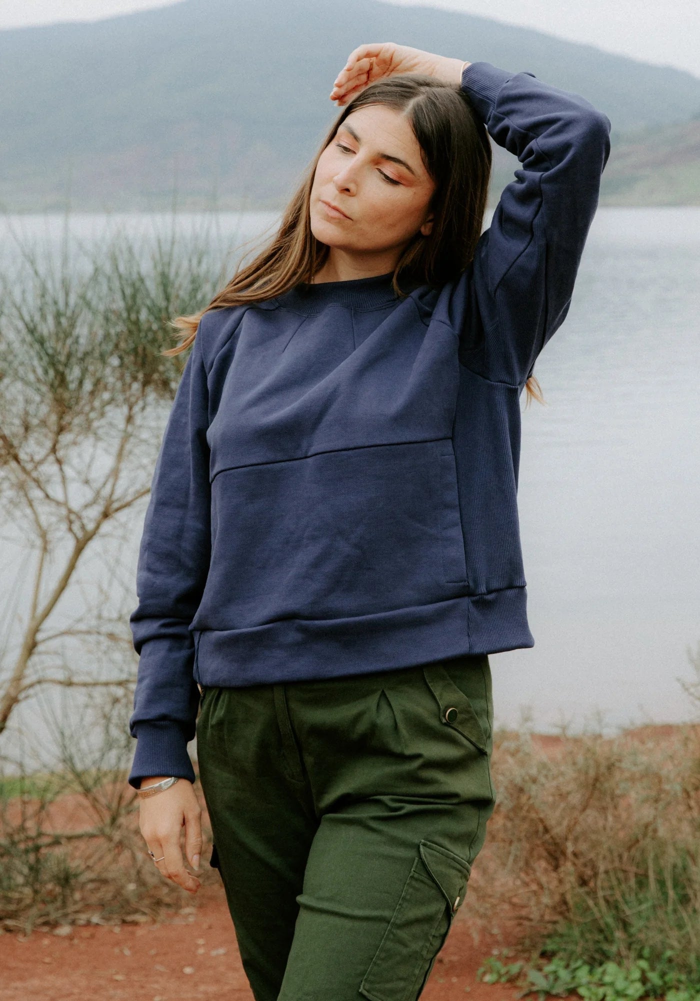 Sewing Kit - Fabric & Notions for RESSAC Sweater with NO pattern