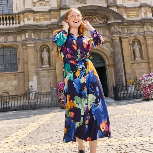 Atelier Jupe - Hazy Flowers Viscose Fabric