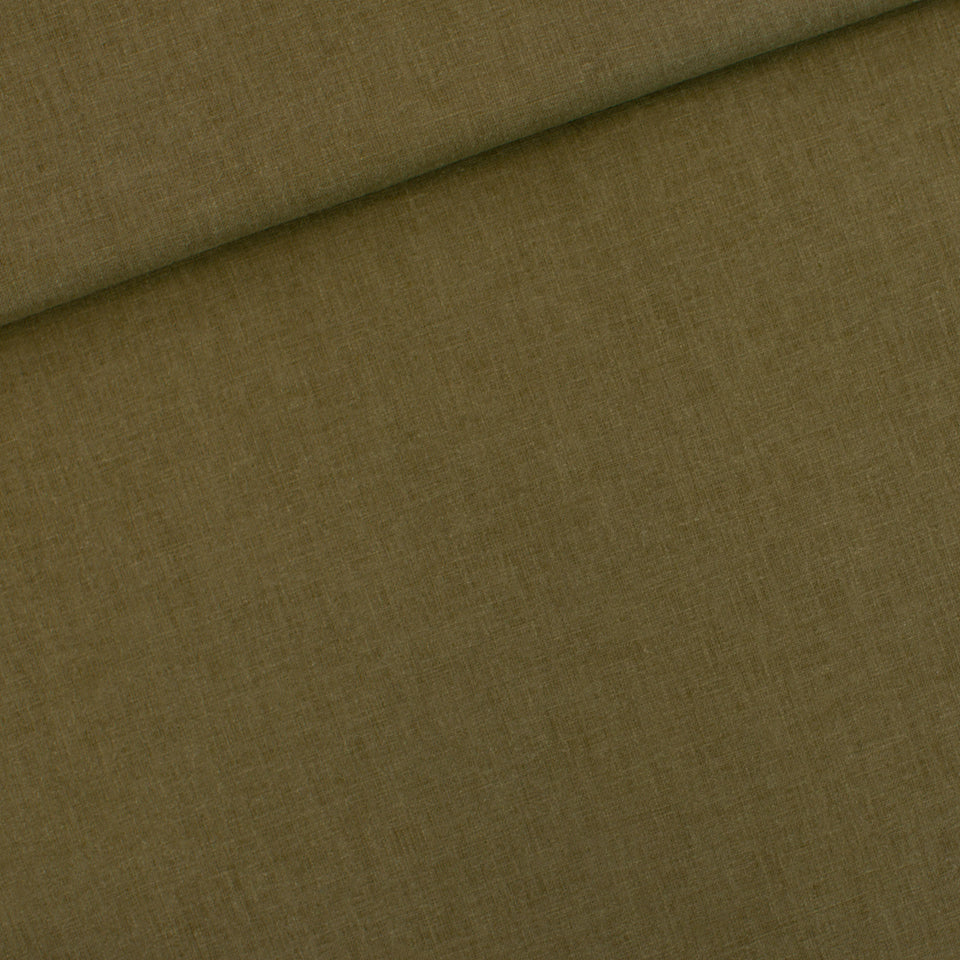 See You At Six - Lizard Green Linen Viscose Fabric