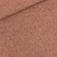 See You At Six - Seasons Greetings Copper Brown Linen Viscose Fabric