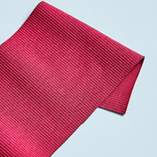 Mind The MAKER - Organic 2x1 Rib Knit Crimson