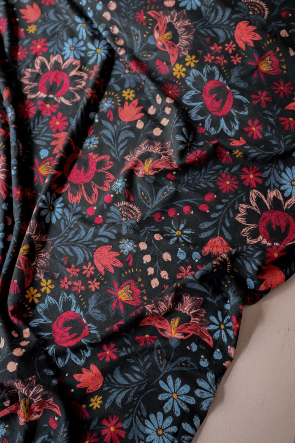 Lise Tailor - The Midnight Garden (Matrioshka) Viscose Jersey Fabric