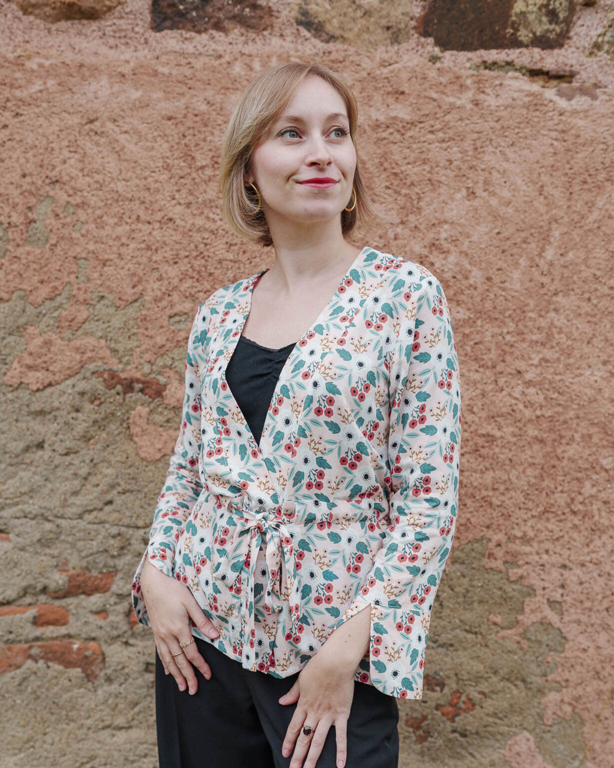 Lise Tailor - Anemone Viscose Fabric with LENZING™ ECOVERO™ fibres